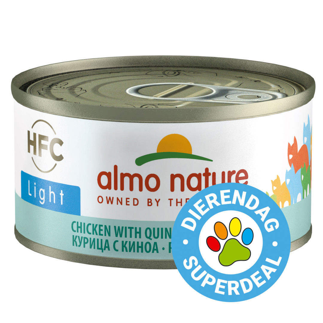 Almo Nature kattenvoer HFC Light kip en quinoa 70 gr